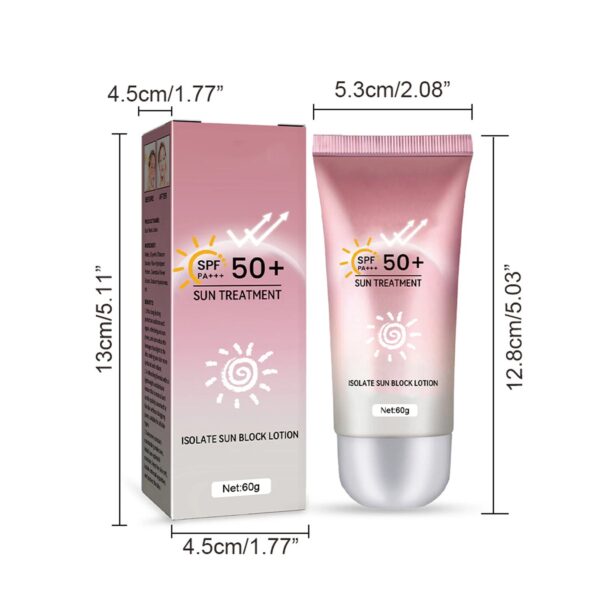 SPF50+ 60g UV Sunscreen Cream for All - Image 4