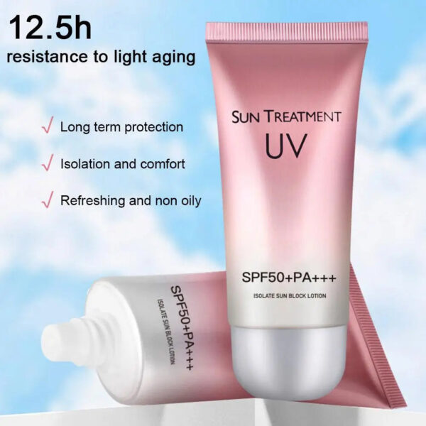 Waterproof SPF50+ Whitening Sun Cream, 60ml - Image 3